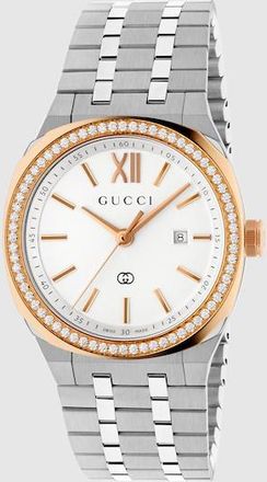 Gucci 25H Watch, 30mm, Steel, Steel