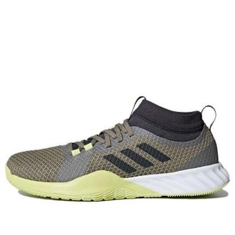 adidas Crazytrain Pro 3 Running Shoes Grey/Yellow CG3473