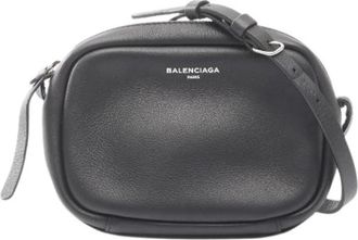 Balenciaga Pre-owned Cross Body Bags, female, Black, Size: ONE SIZE Pre-owned Vintage Cross Body Bag