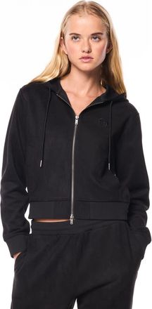 Sergio Tacchini Womens Camoscio Hoodie in Black Beauty at Nordstrom, Size Xx-Large