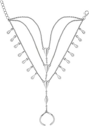 Lucy Quartermaine Drop Hand Chain in Sterling Silver at Nordstrom, Size 8