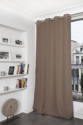 MOONDREAM Cortina t&eacute;rmica opaca ollaoss beige MC8220 140x260