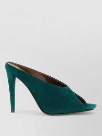 Giuseppe Zanotti intriigo cluedo peep toe suede mules