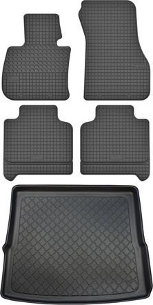 OEM Juego De Alfombrillas De Goma Para Coche Y Alfombrilla Para Maletero Para Bmw X1 F48 Crossover (a Partir De Octubre De 2015)