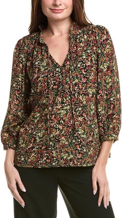Vince Camuto Printed Peasant Blouse