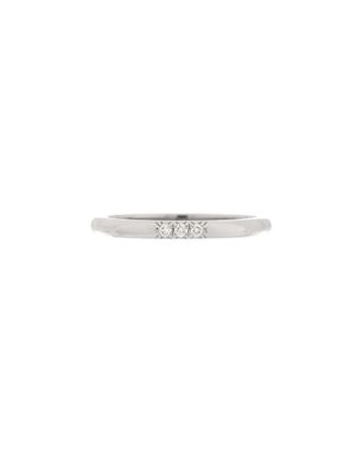 Tiffany & Co. & Co. Platinum Diamond 2Mm Classic Wedding Band Ring 48 4.5 (Authentic Pre-Loved)