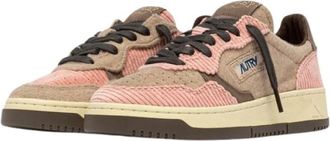 Autry Medalist - Heren - Schoenen - Roze - Maat: 38 EU Velours