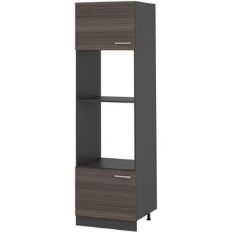 Vicco Mobile cucina microonde R-Line, Grigio nobile, 60 cm
