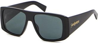 Saint Laurent SL 832 Zonnebril - Dames - Zonnebrillen - Zwart - ONE Size - Nylon - Accessoires