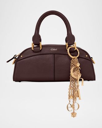 Chlo&eacute; Small Bowling Top-Handle Bag in Leather
