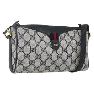 Gucci Pre-owned Plastic Cross Body Bag - Dames - Vintage Schoudertas - Blauw - ONE Size - Vintage