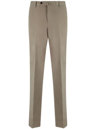Pantaloni Torino slim-cut tailored trousers - men - Elastane/Cotton - 54 - Brown