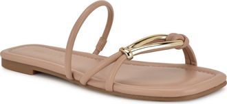 Nine West Tigra Slide Sandal in Light Natural at Nordstrom Rack, Size 6.5