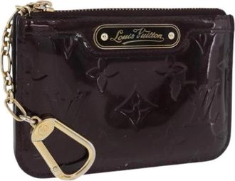 Louis Vuitton Pre-owned Portemonnee - Dames - Vintage Accessoires - Paars - ONE Size - Leer - Vintage