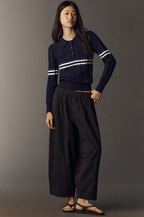 Maeve Cotton Linen Balloon Trousers Pants