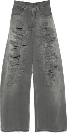 Maison Margiela Loose-fit Jeans - Dames - Loose Fit Jeans - Grijs - W27 - Jeans