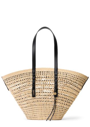 Loewe X Paulaa Ibiza Large Braided Raffia bag - Natural - One Size