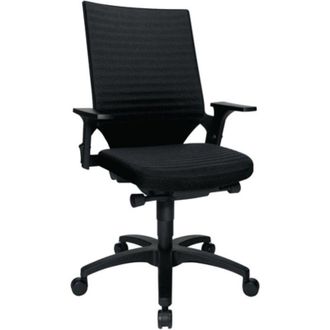 Topstar Silla Giratoria De Oficina Con Tecnolog&iacute;a Auto-sincr&oacute;nica Negra 420-550mm Con Respaldo Puerta 110kg Topstar