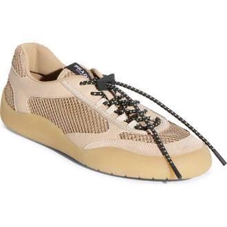 Prada Speedrock Mixed Media Sneaker in Deserto at Nordstrom, Size 5.5Us
