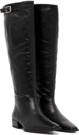 Vagabond 24mm Nella leren laarzen met gespsluiting - Zwart