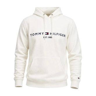 Tommy Hilfiger Pullover Hoodie - Heren - Sweatshirts & Hoodies - Wit - Maat: XL Katoen