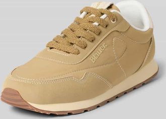 Blauer Sneaker mit Logo-Detail Modell Swink in Beige, Gr&ouml;&szlig;e 37
