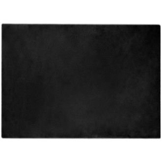 vidaXL Faux Rabbit Fur Rug Olite Black 200 x 280 cm Polyester vidaXL