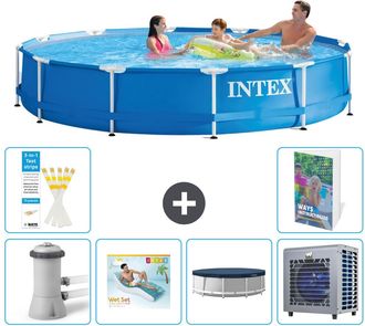 Intex Piscina Con Estructura Redonda - 366x76 Cm - 7-piezas S207