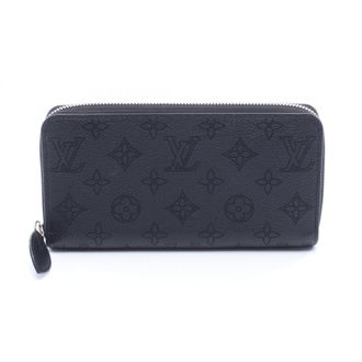 Louis Vuitton Black Noir Mahina Leather Leather Long Wallet (Bi-Fold) (Pre-Owned)