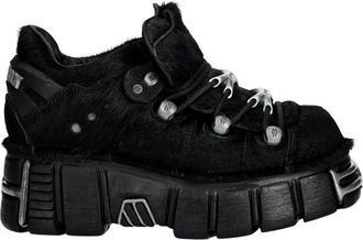New Rock M-120N-C79 - Dames - Veterlaarzen - Zwart - 39 EU - Schoenen