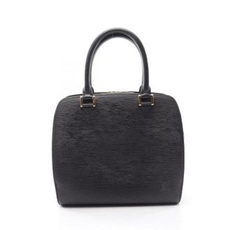 Louis Vuitton Tweedehands leren Louis Vuitton tassen - Dames - Pre-owned - Zwart - Maat: ONE Size Leer