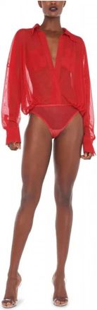 Norma Kamali Tops, Dames, Rood, S, Norma Kamali - Tops > Body