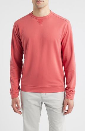 Johnnie-O Willard Crewneck Sweatshirt in Cherry Pie at Nordstrom, Size Xx-Large