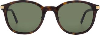 Cartier Green Oval Mens Sunglasses CT0302S 006 53