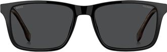 HUGO BOSS 1896/C Zonnebril - Heren - Zonnebrillen - Bruin - 56 MM - Accessoires