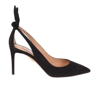 Aquazzura Pumps, female, Black, Size: 7 1/2 US Bow Tie Pump 85
