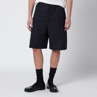 Gucci Ink blue cotton twill shorts