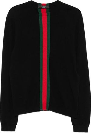 Gucci Web-stripe Cashmere Sweater