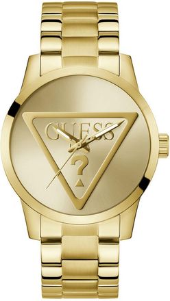 Guess Badge Mens Gold Watch GW0782G1 Stainless Steel - One Size