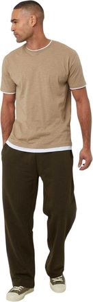 Brave Soul Heren Joggers (Kaki Groen)