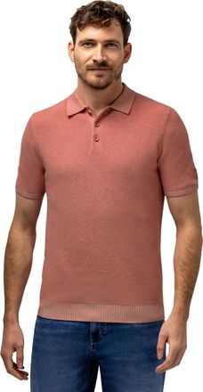 State of Art Korte mouw polo State of Art roze regular fit