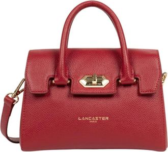Lancaster Mini Milano Cosmos - Dames - Handtassen - Rood - ONE Size - Leer - Tassen