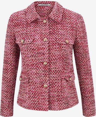 Tagliatore Kost&uuml;mjacke aus Fischgr&auml;t-Tweed India