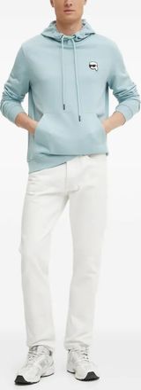 Karl Lagerfeld Felpa con applicazione logo Ikon - Blu