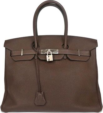 Hermès Borsa a mano Birkin 35 2020 - Marrone