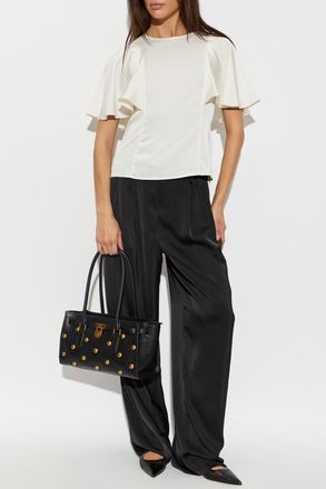Michael Michael Kors Satin Top, Womens, Cream