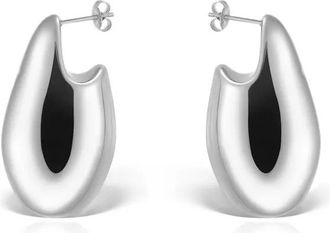 Obsidian Orecchini a goccia - Argento