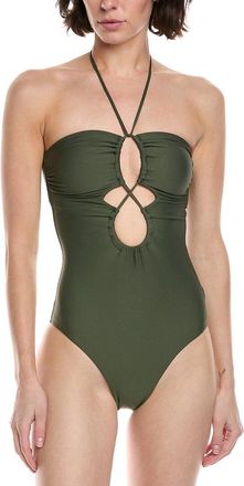 Monte & Lou Keyhole Bandeau One-Piece