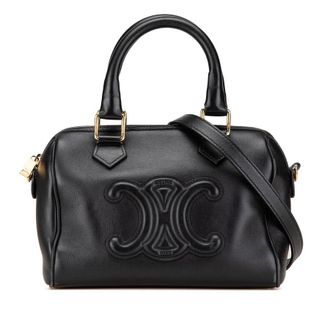 Celine Pre-owned Celine Smooth Calfskin Cuir Triomphe Satchel Ladies UYN3X7C3O08961X5