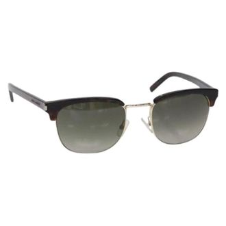 Saint Laurent Pre-owned Accessories, female, Brown, Size: ONE SIZE Pre-owned Plastic Sunglasses